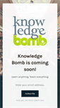 Mobile Screenshot of knowledgebomb.com